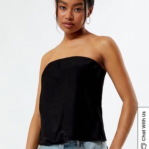 PACSUN NWT - black strapless tube top